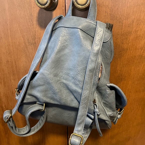 NWOT Montana West Faux Leather Conceal Carry Backpack - Picture 7 of 12